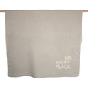 Coperta in Velluto di Cotone Tinta Unita - My Happy Place