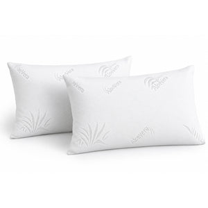 Coppia Copriguanciali in Maglia Jacquard - Aloe