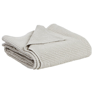 Plaid a Nido D'Ape StoneWashed in Cotone Riciclato - Maia Recycle