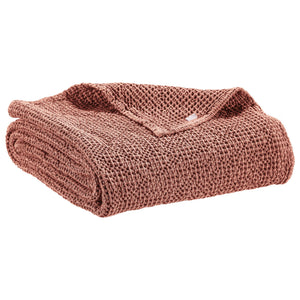 Plaid a Nido D'Ape StoneWashed in Cotone Riciclato - Maia Recycle