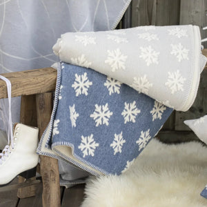 Coperta Invernale in Caldo Cotone - Snowflake