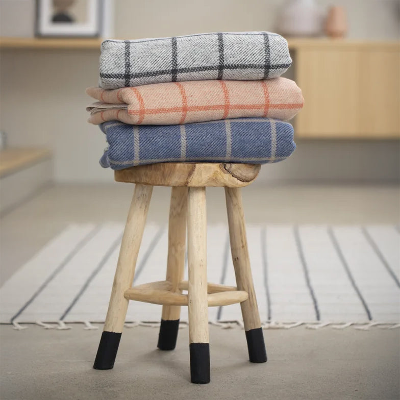 Coperta Invernale in Caldo Cotone - Checks