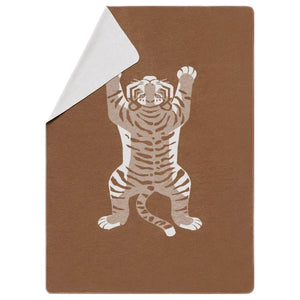 Coperta Invernale in Caldo Cotone Fantasia Tigre - Tiger