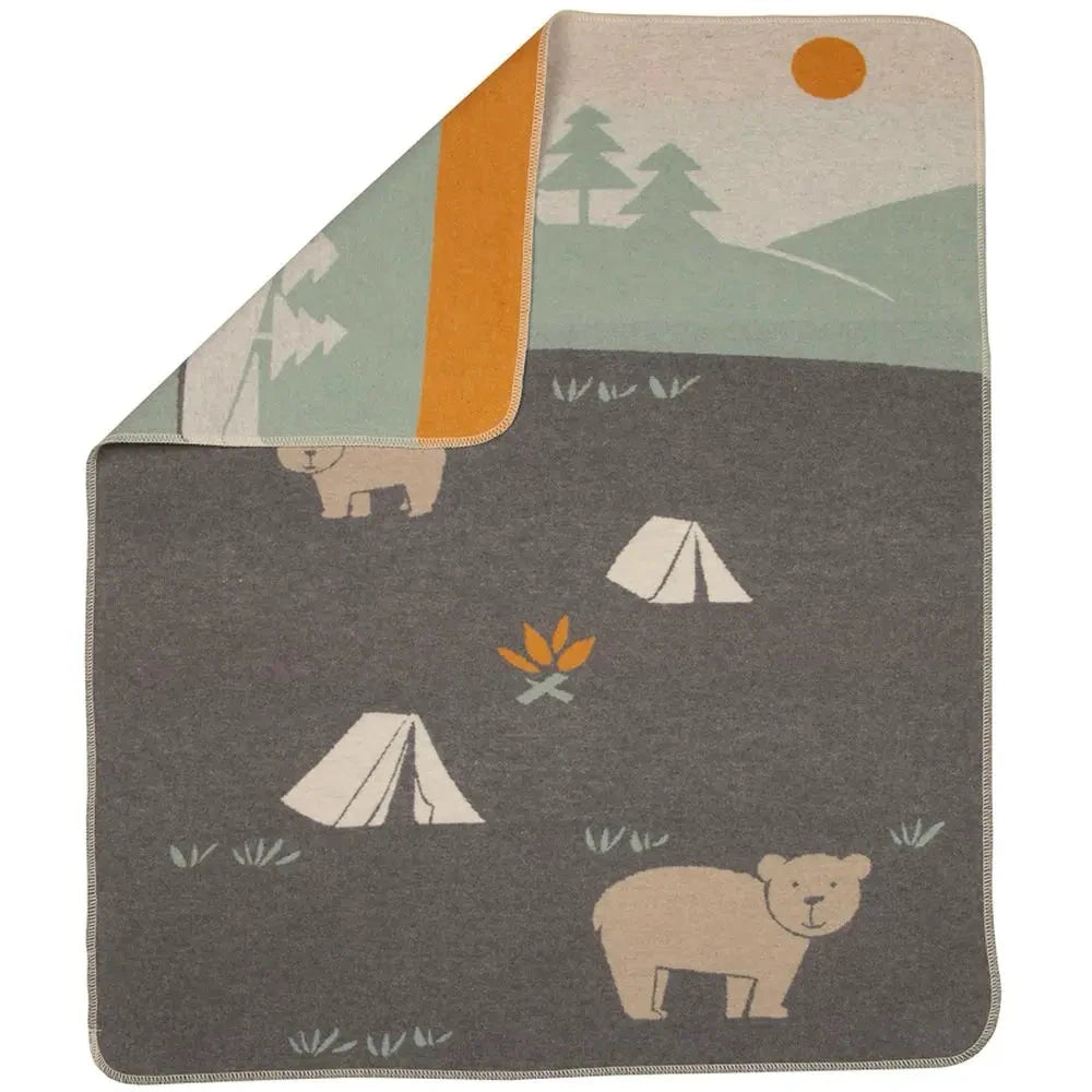 Copertina in Caldo Cotone fantasia - Camping Bear
