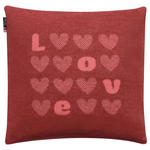 Copricuscino in cotone Fantasia - Love