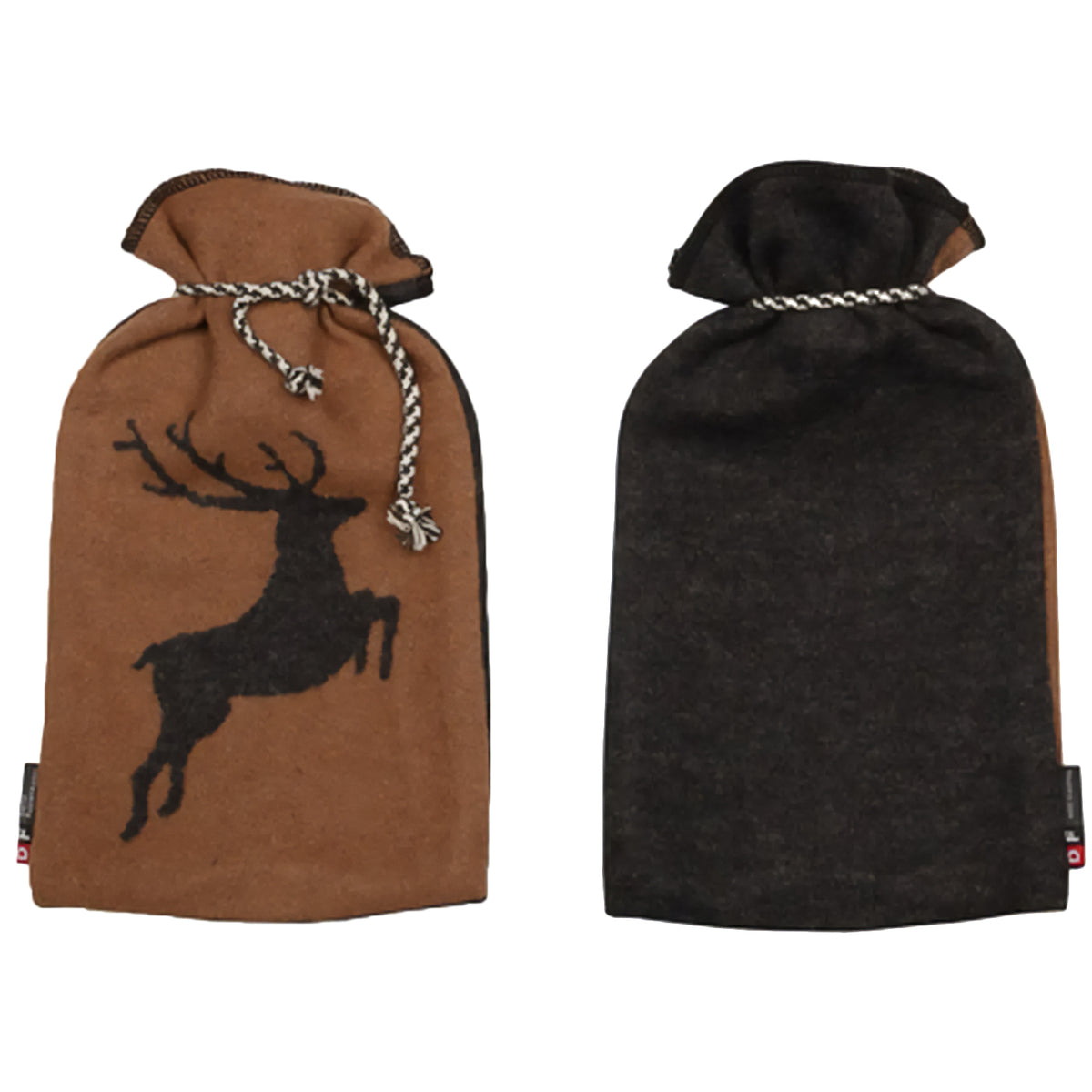 Borsa dell'acqua calda in Pile di Cotone fantasia - Deer