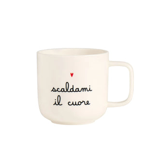 Tazza Colazione in Grès - Scaldami il Cuore