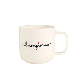 Tazza Colazione in Grès - Buongiorno