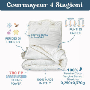 Courmayeur Piumino Siberiano 4 Stagioni