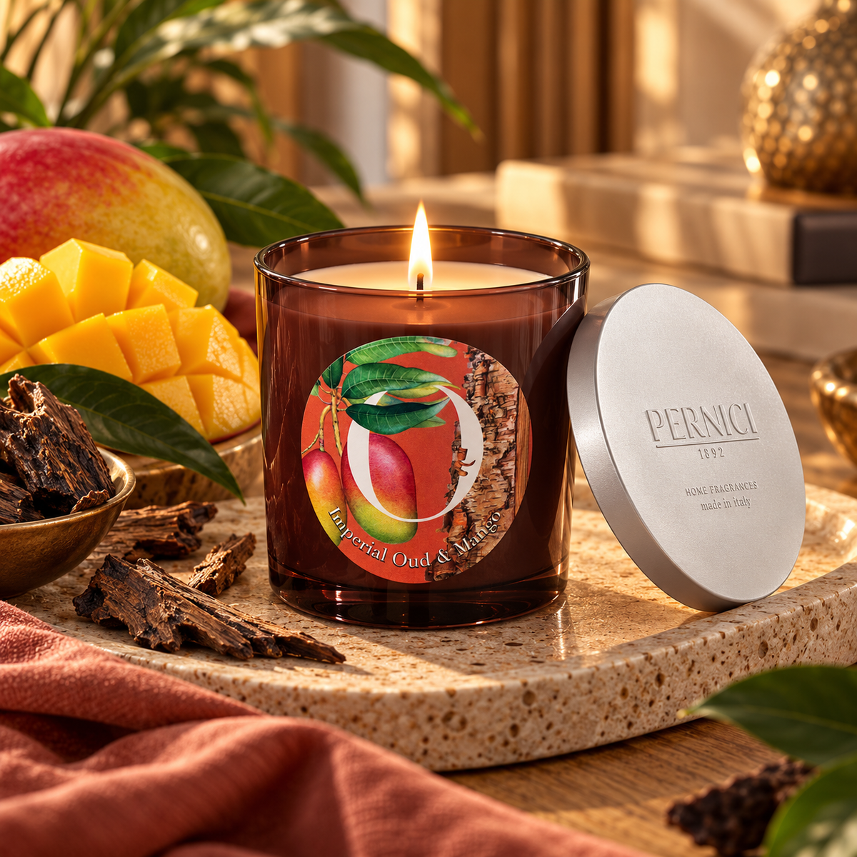 Candela Profumata Fragranza Mango - Imperial Oud & Mango
