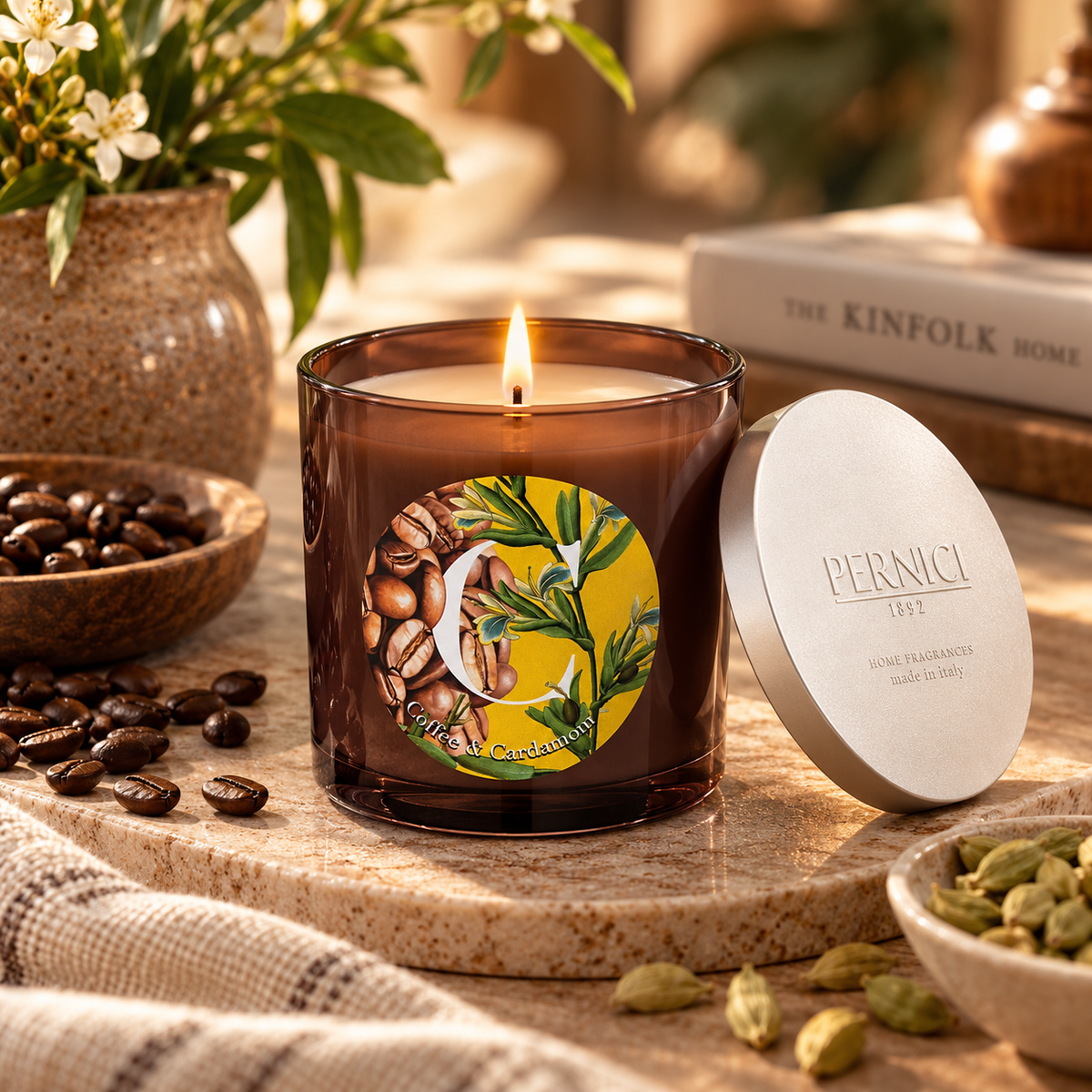 Candela Profumata Fragranza Caffe - Coffee & Cardamom