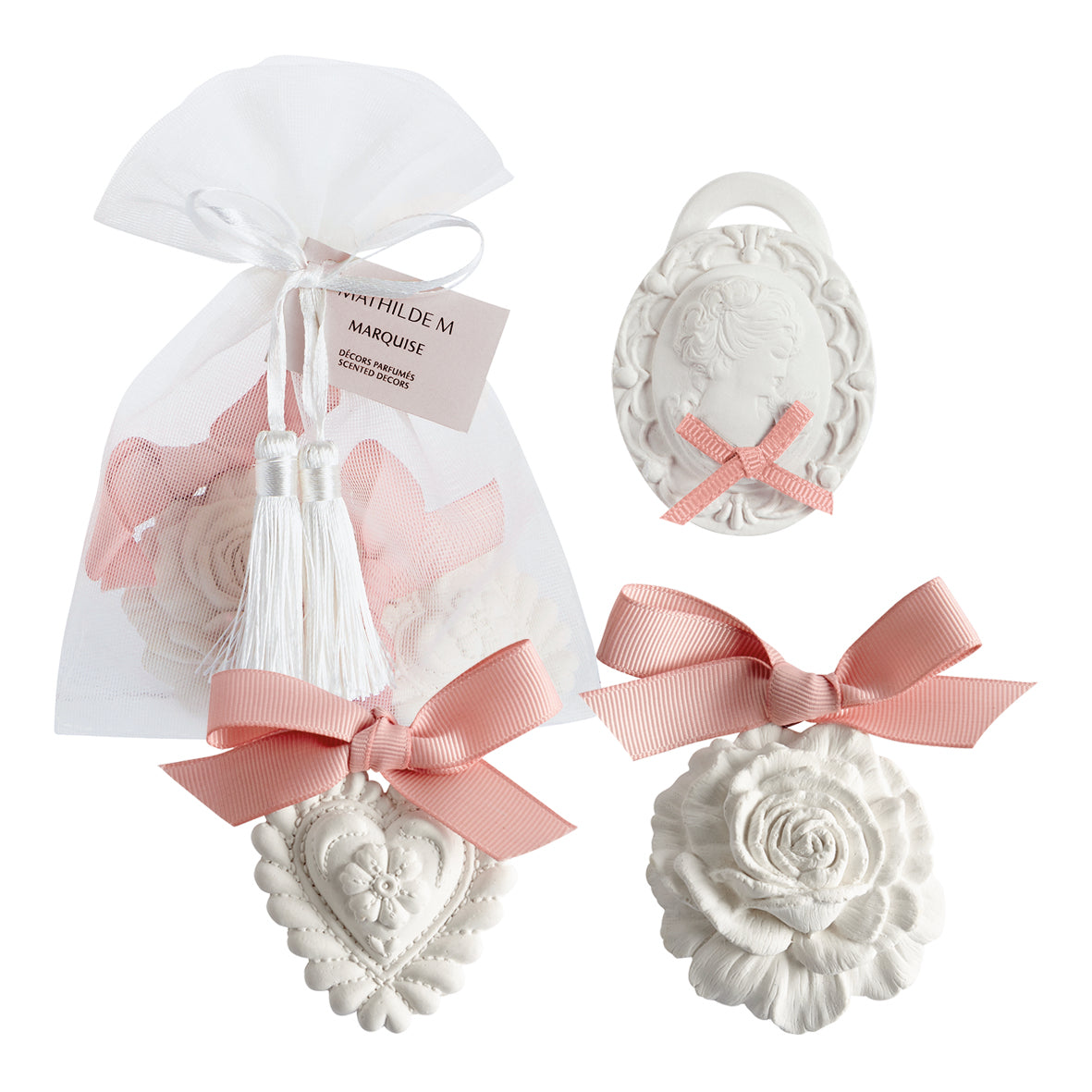 Sacchetto 3 Gessi Profumati Fragranza Marquise - Les Objets Parfumés