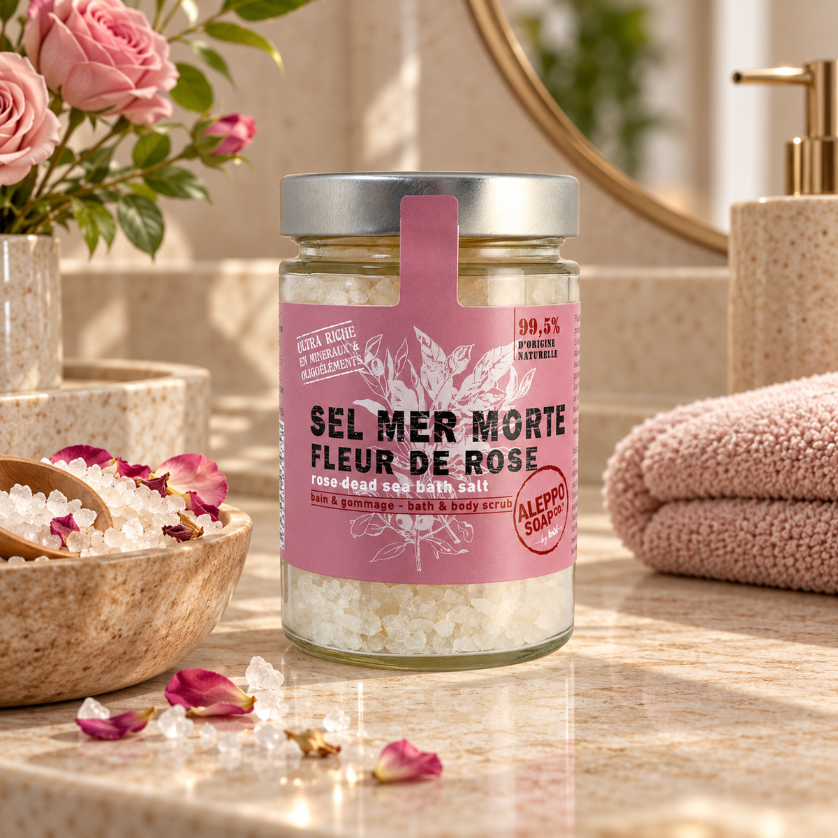 Sali da Bagno del Mar Morto alle Rose - Salts Flower