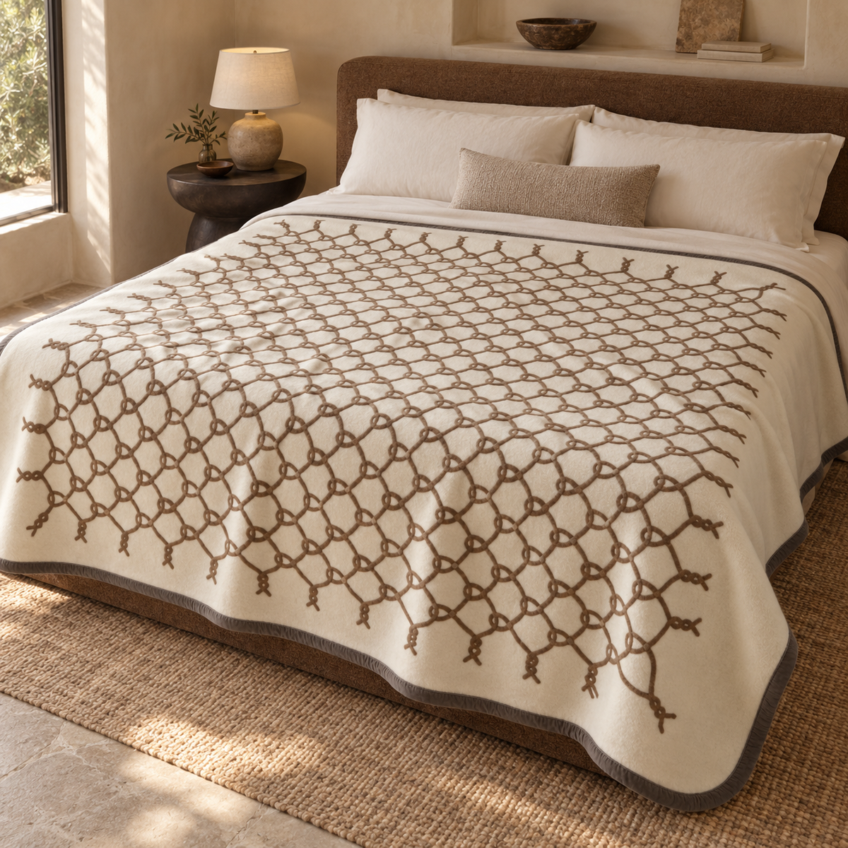 Thermocoperta in Lana Merino Fantasia - Net