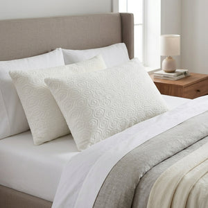 Coppia Copriguanciali in Spugna Jacquard con Cerniera - Sanaform