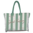 Borsa Mare o Trousse in Puro Cotone Rigata - Rayure