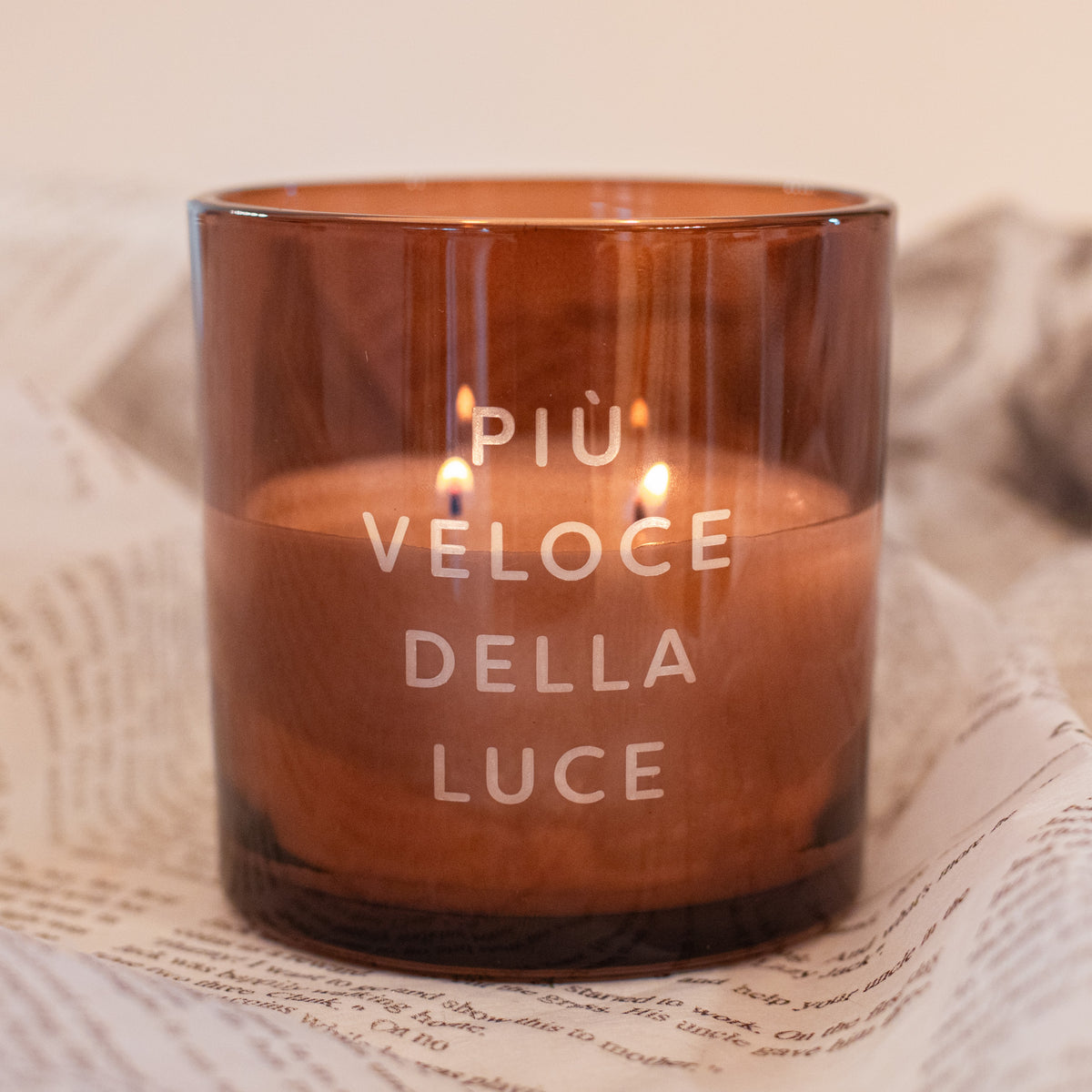 Candela Profumata Fragranza - Più Veloce della Luce