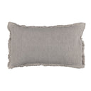 Cuscino in Cotone Stonewashed Jacquard Tinta Unita - Canestri