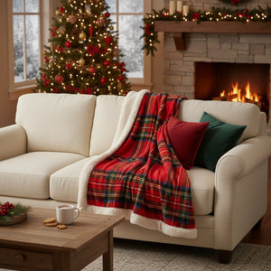 Plaid in MicroPile Agnellato Scozzese - Tartan