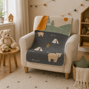Copertina in Caldo Cotone fantasia - Camping Bear