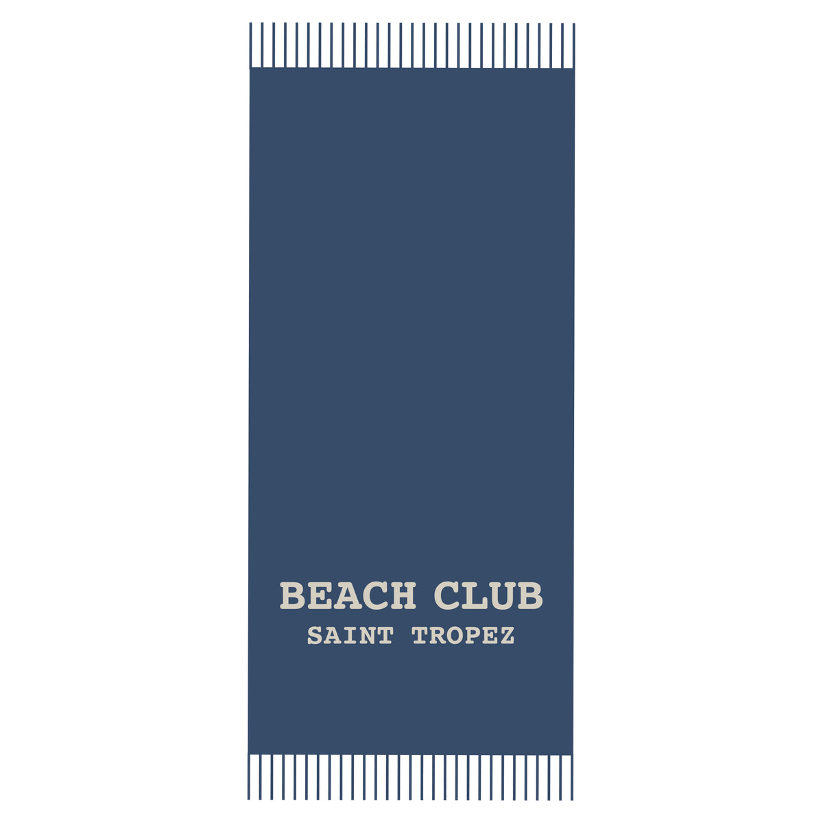Telo Mare in Spugna di Cotone Tinta Unita - Beach Club