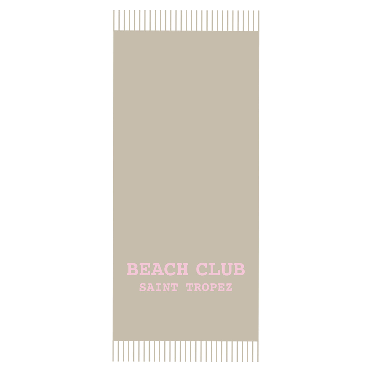 Telo Mare in Spugna di Cotone Tinta Unita - Beach Club