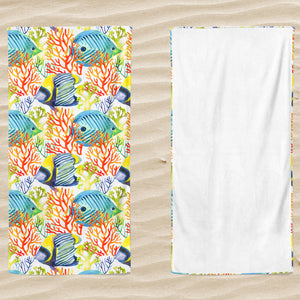 Telo Mare in Microvelour Stampa Doubleface - Planet