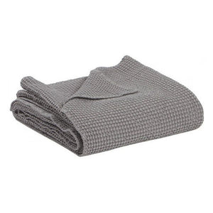 Plaid a Nido D'Ape StoneWashed in Cotone Riciclato - Maia Recycle