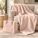 Plaid in MicroPile con Borsa Coordinata - Sofy
