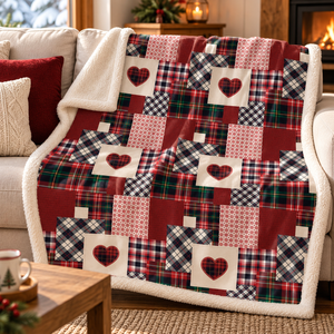 Plaid Morbidotto in MicroPile Fantasia Stampata - Saint Veran