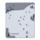 Plaid in Lana Cotta Fantasia Sciatori - Skiers