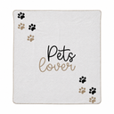 Plaid in Lana Cotta Fantasia Zampette - Pets Lover