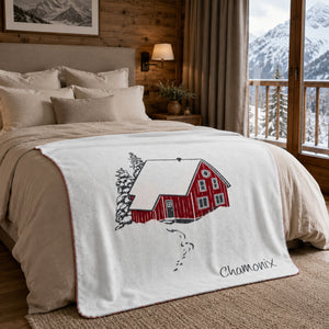 Plaid in Lana Cotta Fantasia Chalet - Chamonix