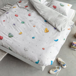 Snurk Parure Copripiumino in Puro Cotone - Climbing Wall
