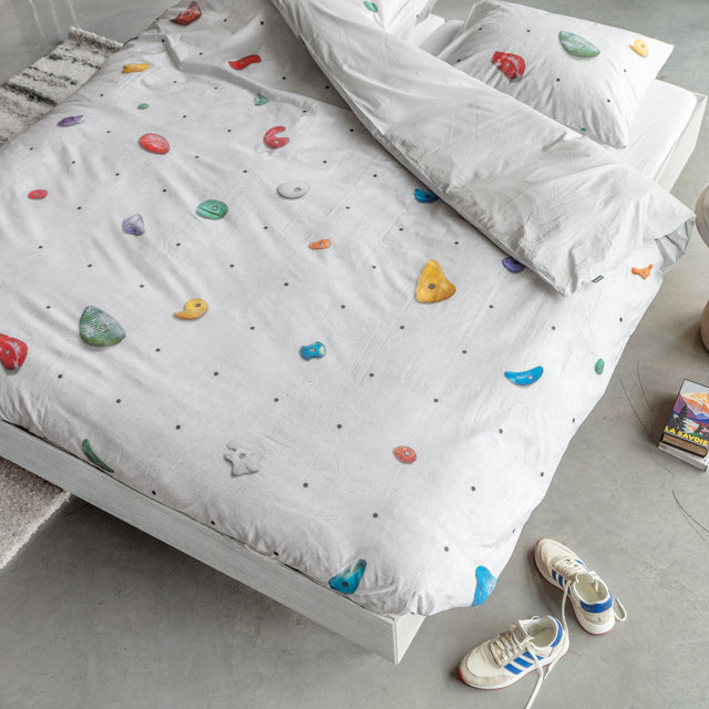Snurk Parure Copripiumino in Puro Cotone - Climbing Wall