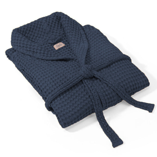Accappatoio Nido d'Ape in puro Cotone - Jaspy Accappatoio Lisola Small Blu (Denim) 