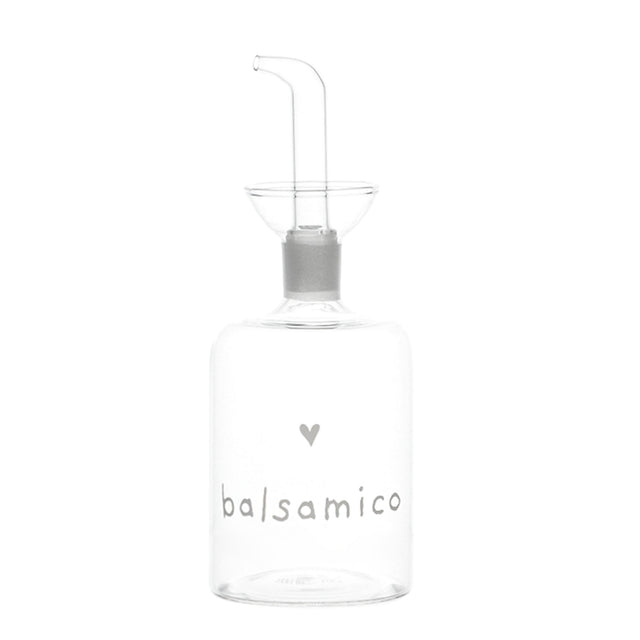 Bottiglia Aceto in Vetro Borosilicato Serigrafata - Balsamico Bottiglia Simple Day 