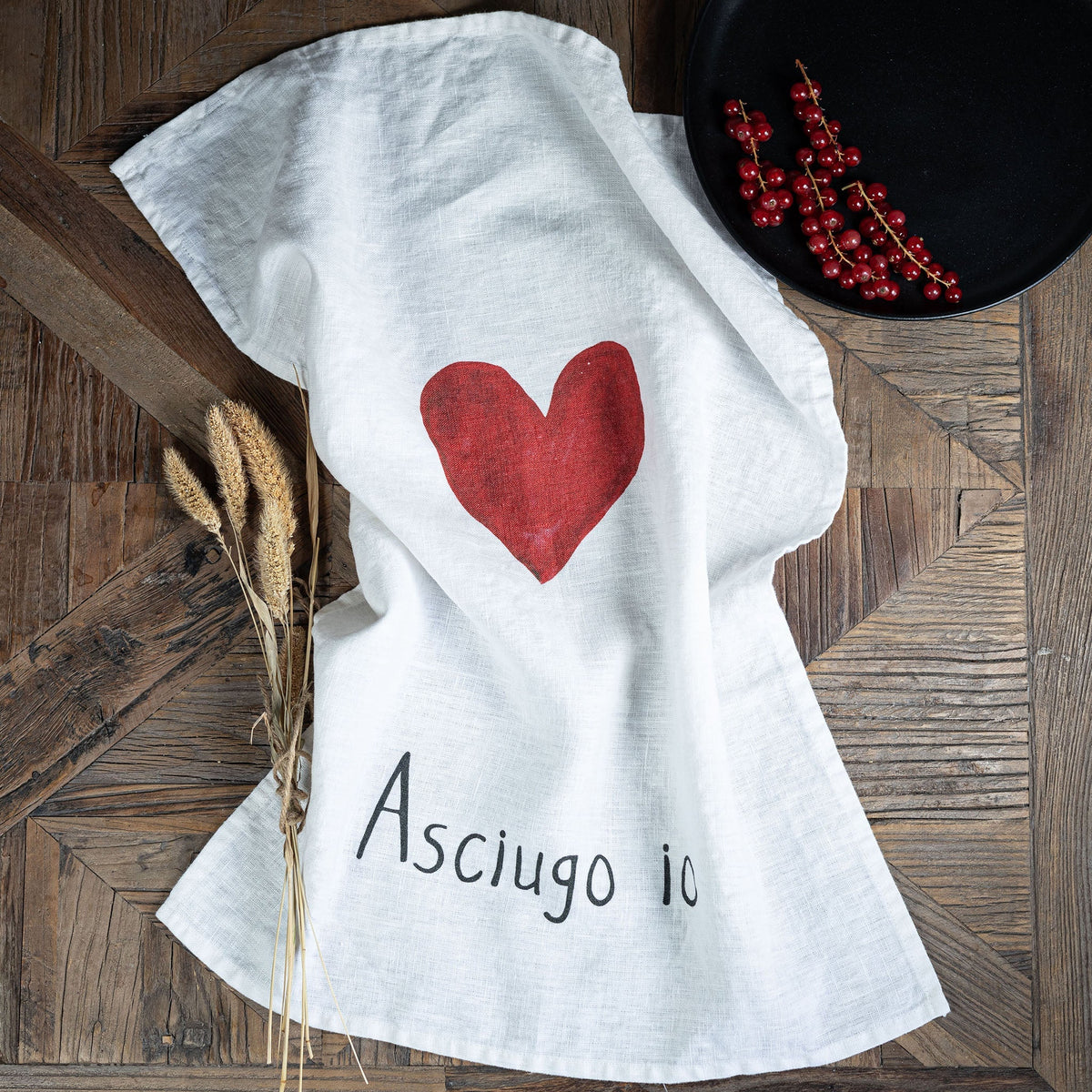 Canovaccio in Lino Stonewashed - Asciugo Io Canovaccio Simple Day 