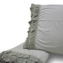 Completo Copripiumino in 100% Puro Cotone - Taba Copripiumino Creole Home Singolo Grigio 