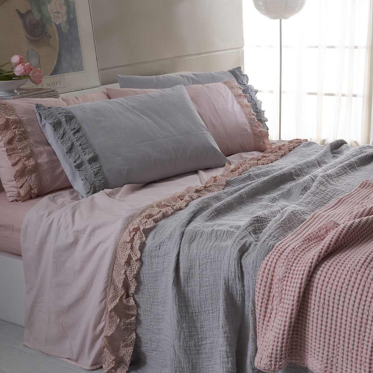 Completo Lenzuola 100% Puro Cotone - Taba Lenzuola Creole Home 