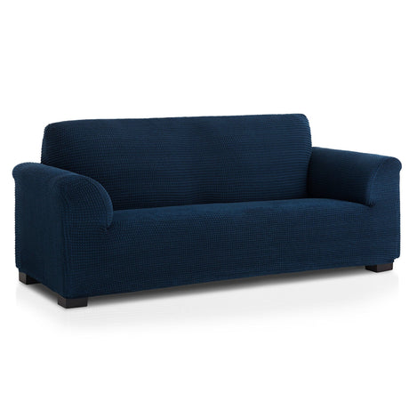 Copridivano Elastico in Tessuto Jacquard - Milos Copridivano Belmarti Copripoltrona Blu 