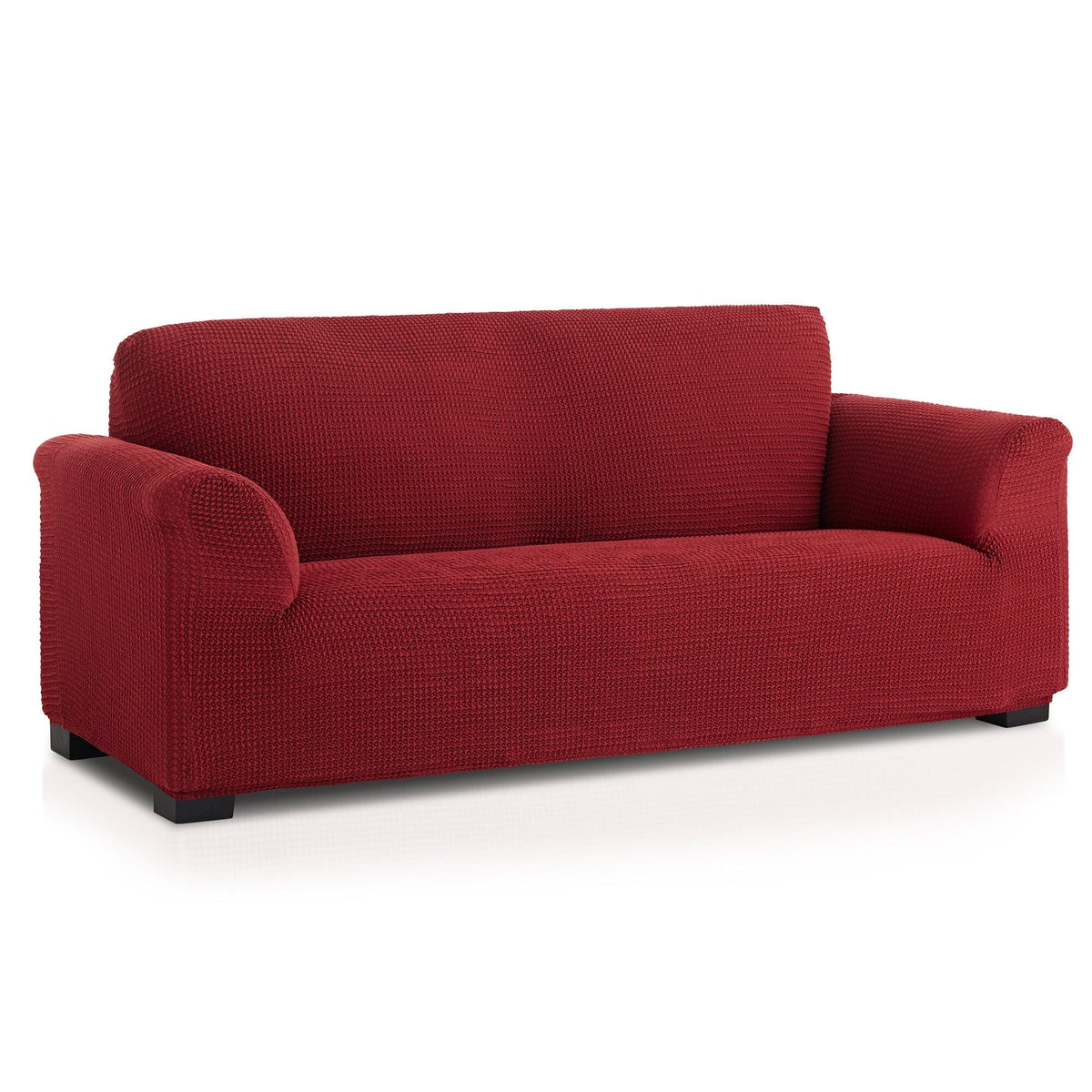 Copridivano Elastico in Tessuto Jacquard - Milos Copridivano Belmarti Copripoltrona Rosso 