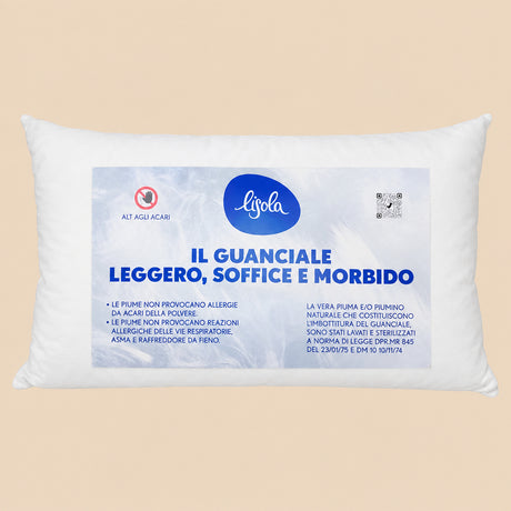 Guanciale in Piumino d'oca - Nuvoletta Guanciale Lisola 
