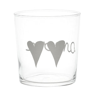 Set 6 Bicchieri Acqua Serigrafati - Amore Bicchieri Simple Day 