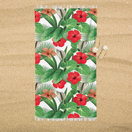 Telo Mare in Microspugna di Puro Cotone Hibiscus - Daunex 